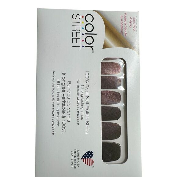 Color Street Nail Polish Strips Dark Matter Glimmer 16 Strips - Picture 1 of 2